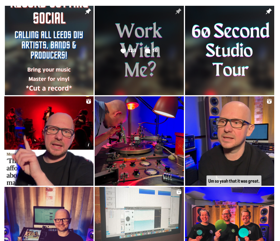 Rare Tone Mastering Instagram feed thumbnails.